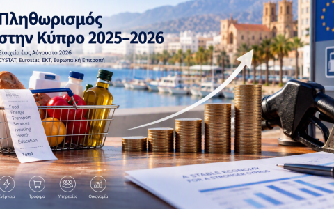 Πληθωρισμός στην Κύπρο 20225-2026: Εξελίξεις και επιλογές πολιτικής